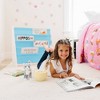 WildKin Premium Sling Kids' Book Shelf White/Aqua: 4-Tier MDF Novelty Bookshelf for Kids' Storage, Ages 3+ - 2 of 4