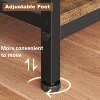 Acekool 5-Tier Industrial Bookcase, 69.5" Rustic Display Shelf with 7 Open Shelves for Living Room, Bedroom, Home Office - 4 of 4