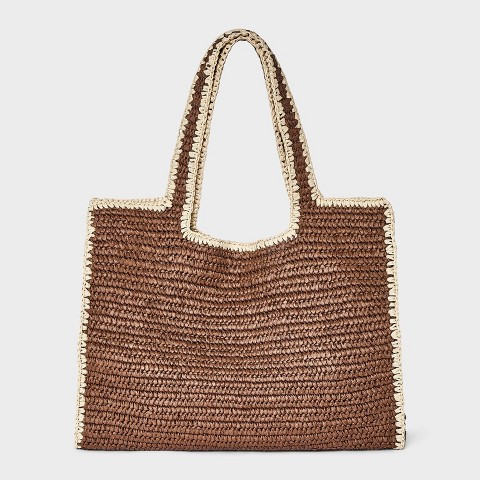 Сумки A New Day Straw XL Tote Bag - A New Day™ Natural