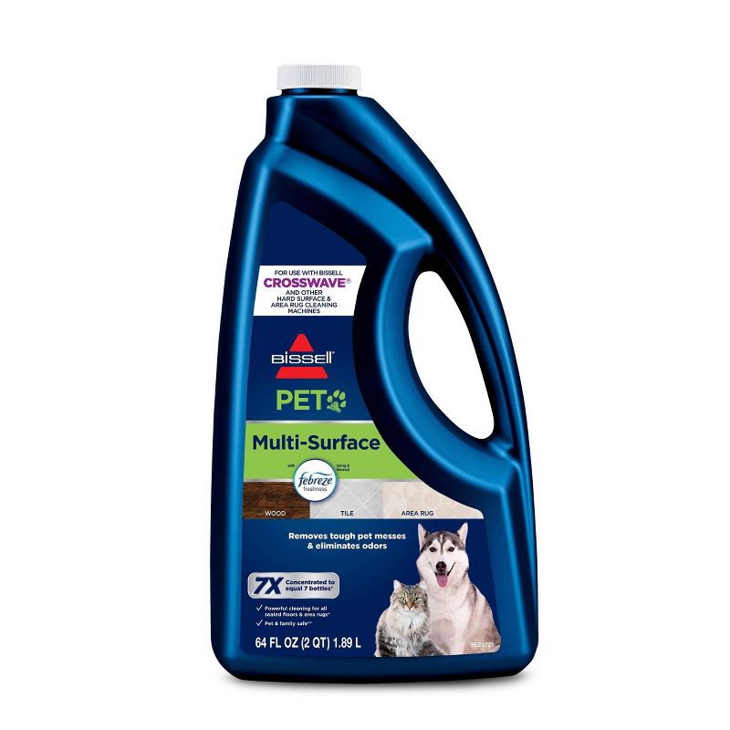 BISSELL 64oz. CrossWave & SpinWave Multi-Surface Pet Floor Cleaning Formula - 22951, 1 of 4