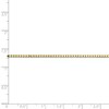Black Bow Jewelry 10k Yellow Gold 1.5mm Box Chain Anklet, 9 Inch - 2 of 4