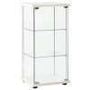 vidaXL Storage Cabinet Bookshelf 4-Shelf Glass Display Cabinet Tempered Glass - 2 of 4