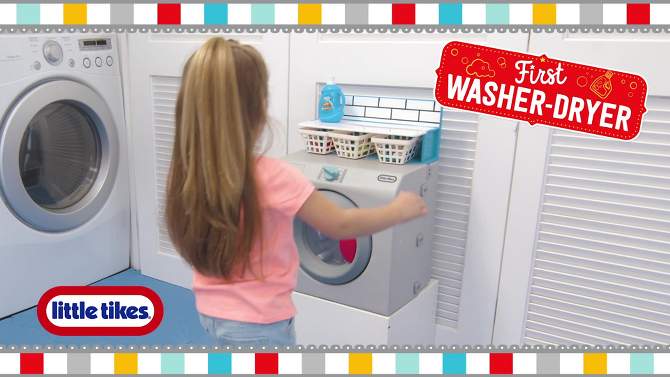 Little Tikes First Real Washer Realistic Pretend Play Appliance, 2 of 12, play video
