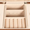 Household Essentials Vegan Leather Travel Jewelry Organizer Box Caramel: Rectangle Decorative Storage, 7.09" x 3.94" x 1.97" - 4 of 4