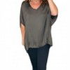 Women's Justin Silk Top - Sofia Collections - 3 of 4
