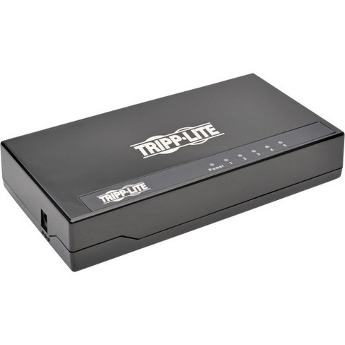 Tripp Lite 5-Port Gigabit Ethernet Switch Desktop RJ45 Unmanaged Switch  10/100/1000 Mbps - 5 Ports - 1000Base-T - 5 x Network - Twisted Pair