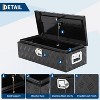 Heavy Duty Aluminum Truck Bed Tool Box, Diamond Plate Waterproof Locking Tool Chest for Trucks, Trailers, RVs & Garage Storage - 4 of 4