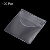 Unique Bargains Waterproof Dustproof Lightweight Coin Sleeves Holders 100 Pcs - 3 of 4