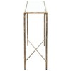 Jessa Forged Metal Rectangle Console Table - Gold - Safavieh - image 4 of 4