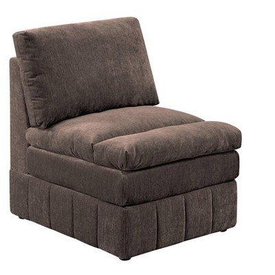 NicBex Couches for Living Room 1pc Modular Corner wedge Sofa Furniture Modular Morgan Fabric Sectional Sofa with 1 Pillow