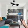 42'' Modern Ceiling Fan with 3 ABS Blades, Quiet DC Motor, 6-Speed Reversible, Remote Control, 3-Color Dimmable LED Light - 3 of 4
