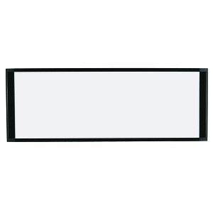 MasterVision Magnetic Steel Dry-Erase Cubicle Board 18 Inches x 36 Inches Black Aluminum Frame - 1 of 4