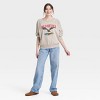 Women's Budweiser Eagle Graphic Sweatshirt - Taupe - 3 of 3
