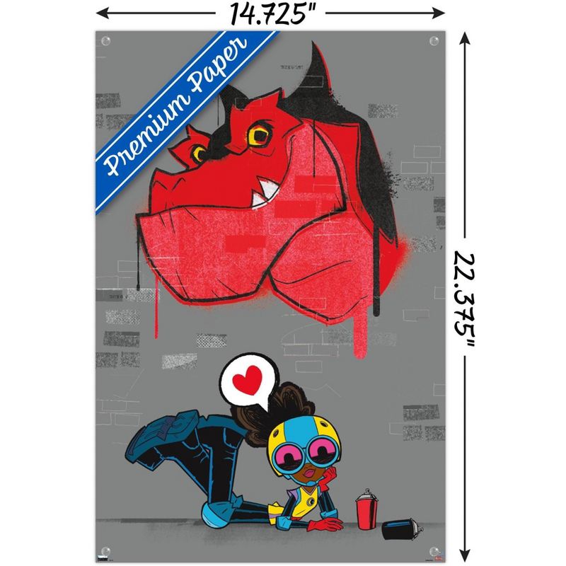 Trends International Marvel's Moon Girl & Devil Dinosaur - Wall Art Unframed Wall Poster Prints, 3 of 7