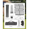 13x13ft Pop Up Gazebo Outside Canopy Tent with 6 Pcs Mosquito Netting One Push Setup - 4 of 4