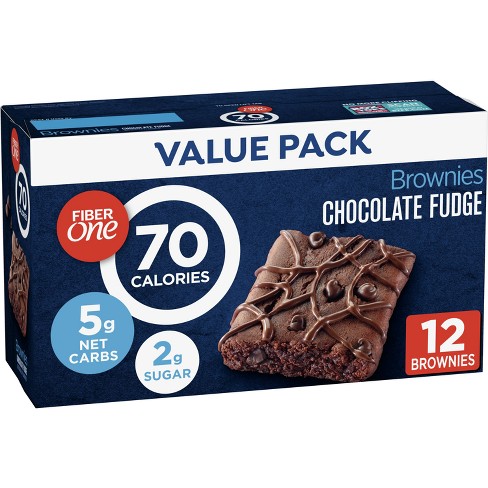 Fiber One Chocolate Fudge Brownies - 10.6oz - 12ct : Target