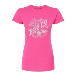 Women's - Bad Company - Straight Shooter 1975 Fitted Graphic T-Shirt - 1 of 3
