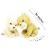 African lion Cubs, Male and Female Pair, Baby, Lion Cubs, Very nice Plush Animal, Soft,  Toy Figure, Model, Replica, Kids,  10 Inches.   CWG98 BB1 - 2 of 4