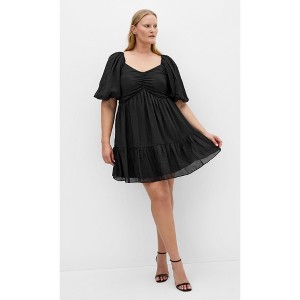 Women's Plus Size DRESS MARCY - Black | CITY CHIC - 1 of 4