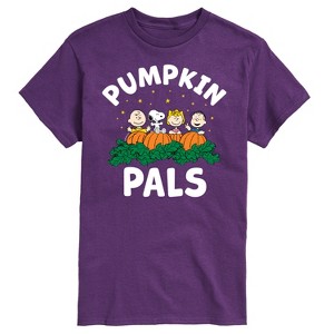 Men's - Peanuts - Pumpkin Pals Short Sleeve Graphic T-Shirt - 1 of 4