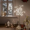 vidaXL 4ft LED Christmas Tree Willow Branch Style with Adjustable Lighting Effects, Indoor/Outdoor Use - 2 of 4