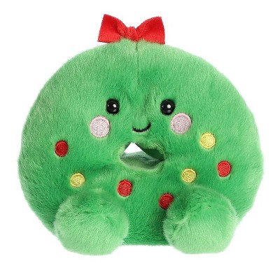 Aurora Mini Green Palm Pals 5" Dot Wreath Adorable Stuffed Animal