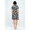 WEST K Women's Monica Short Sleeve Faux-Wrap Dress - 3 of 4