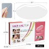100 PCS Microblading Makeup Shower Face Shields Visors, Disposable Face Shields Masks - 2 of 4
