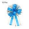 Unique Bargains Christmas Wedding Gift Wrapping Large Pull Bow 10 Pcs - 3 of 4