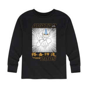 Boys' - Avatar: The Last Airbender - Aang 2005 Long Sleeve Graphic T-Shirt - 1 of 4