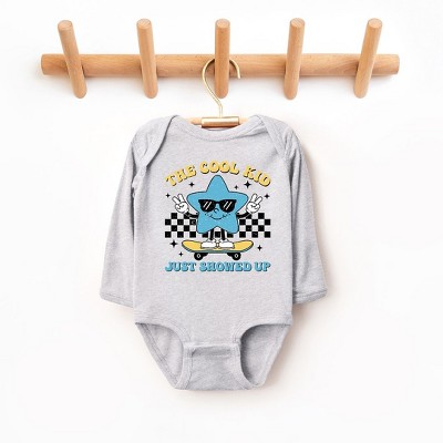 The Juniper Shop Cool Kid Star Baby Long Sleeve Bodysuit