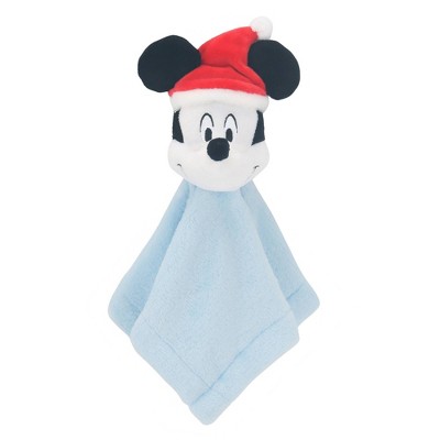 Lambs & Ivy Disney Baby Mickey Mouse Holiday/Christmas Security Blanket - Lovey