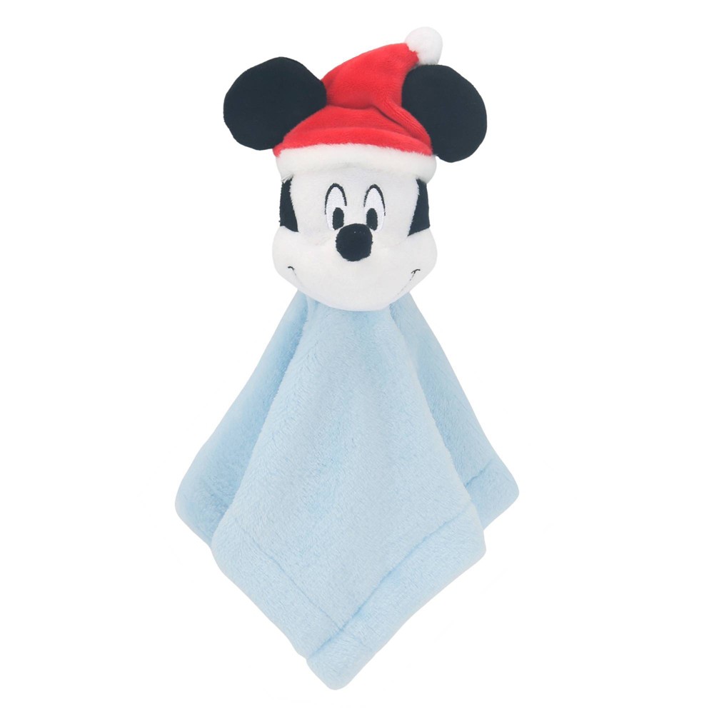 Photos - Duvet Lambs & Ivy Disney Baby Mickey Mouse Holiday/Christmas Security Blanket 