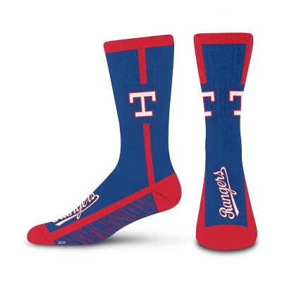 MLB Texas Rangers Adult Crew Socks