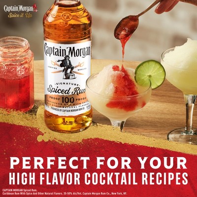 Captain Morgan 100 Proof Spiced Rum - Plastic Bottle