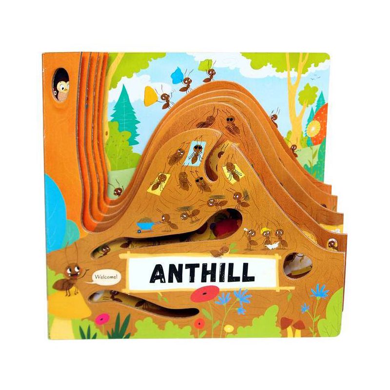 Discovering the Active World of the Anthill - (Peek Inside) by  Petra Bartikova (Board Book), 1 of 2