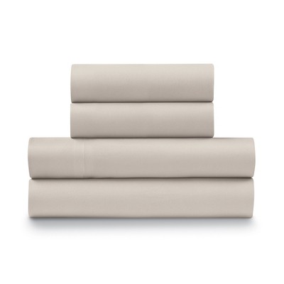 Taupe Queen Triple Brushed Microfiber Sheet Set