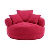 PAGED Modern Bean Bag Chair Giant Accent Chair with 3 Pillows, Single Sofa Sleeper Chair for Lounging, Reading, Gaming - 3 of 4