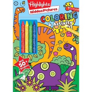 Highlights Hidden Pictures Coloring with Crayons - (Color & Activity with Crayons) by  Delaney Foerster (Paperback) - 1 of 4
