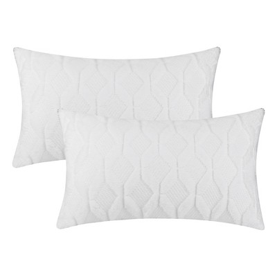 Unique Bargains Short Plush Throw Solid Geometric Soft Pillow Covers 2 Pcs  : Target