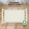 KeaBabies 2pk Soothe Fitted Crib Sheets Neutral, Organic Baby Crib Sheets, Fits Standard Nursery Baby Mattress - 2 of 4