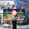 Santa Stop Here Christmas Magnetic Mailbox Cover Presents Holiday Standard Briarwood Lane - 2 of 3