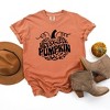 Simply Sage Market Women's Leopard Hey Pumpkin Short Sleeve Garment Dyed Tee - 2 of 2