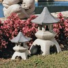 Design Toscano Pagoda Lantern Sculpture: Set of Medium and Large - 2 of 4