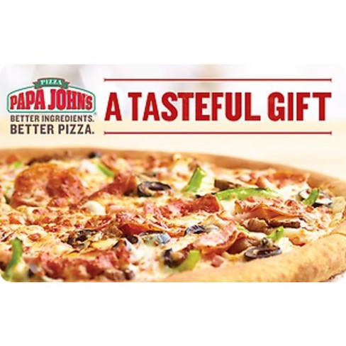 Papa Johns Gift Cards - Give the Gift of Pizza.