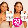 24-Pack Y2K Choker Necklace Set - 90s Stretchy Tattoo Chokers with Daisy & Goth Charms, Retro Party Favors - 2 of 4