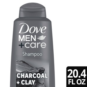 Dove Men+Care Shampoo with Charcoal + Clay Plant Based Cleansers - 1 of 4