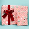 Big Dot of Happiness Groovy Christmas Wrapping Paper, Pastel Holiday Gift Wrap Roll, Funny Disco Santa Christmas Gift Paper, 24 in x 7 feet, 1 Roll - 2 of 4