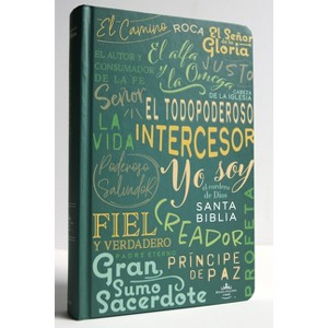 Biblia Rvr 1960 Letra Grande Tamaño Manual, Con Nombres de Dios / Spanish Bible Rvr 1960 Handy Size Large Print, Names - (Hardcover) - 1 of 1