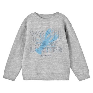 Friends TV Show You're My Lobster Youth Athletic Heather Long Sleeve Shirt - 1 of 2
